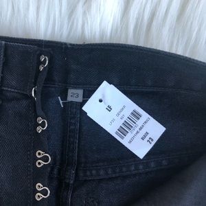 LF Skirts - LF Hook and Eye Black Skirt LF Skirts - LF Hook and Eye Black Skirt